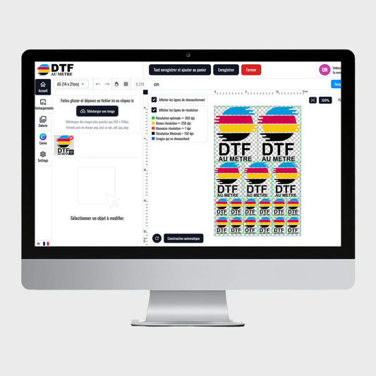 Créateur de planche DTF