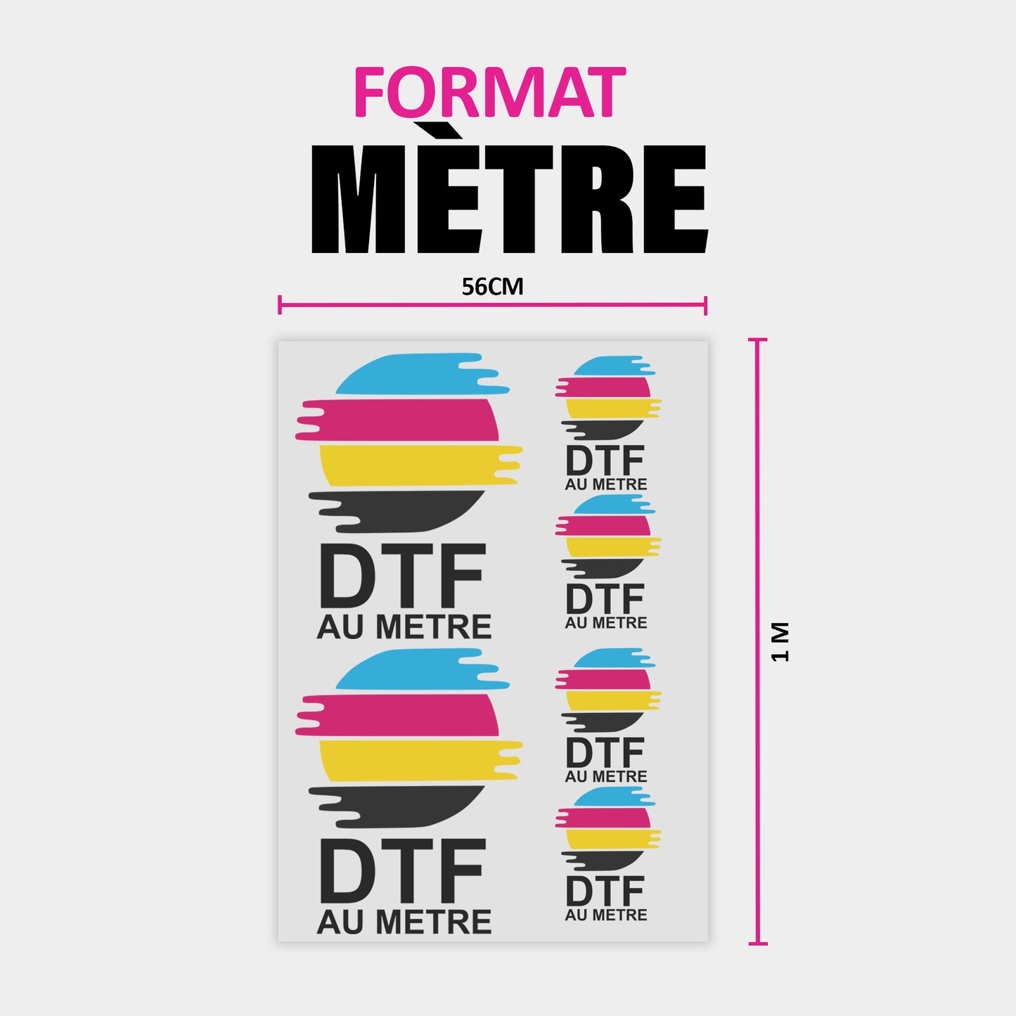 Transfert DTF - Au mètre